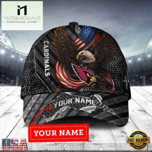 Custom Name Arizona Cardinals NFL Classic Baseball Cap