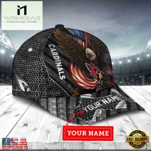 Custom Name Arizona Cardinals NFL Classic Baseball Cap