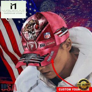 Custom Name Atlanta Falcons NFL Super Bowl LIX Baseball Cap