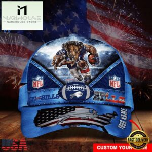Custom Name Buffalo Bills NFL Super Bowl LIX Baseball Cap