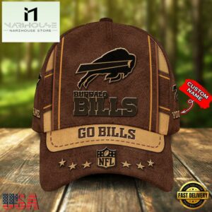 Custom Name Buffalo Bills Nfl Team Sport Baseball Cap