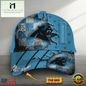Custom Name Carolina Panthers Classic Baseball Cap