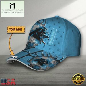 Custom Name Carolina Panthers Classic Baseball Cap