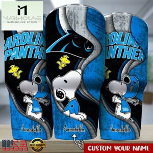 Custom Name Carolina Panthers NFLSport Team Tumbler