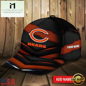 Custom Name Chicago Bear Classic Baseball Cap