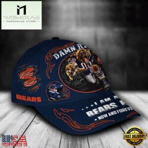 Custom Name Chicago Bears NFL Mascot Damn Right Football Team Baseball Cap