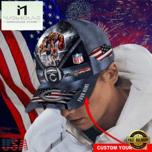 Custom Name Chicago Bears NFL Super Bowl LIX Baseball Cap