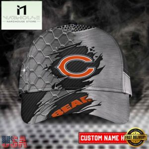Custom Name Chicago Bears NFL Team Classic Baseball Cap