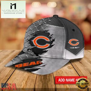 Custom Name Chicago Bears NFL Team Classic Baseball Cap