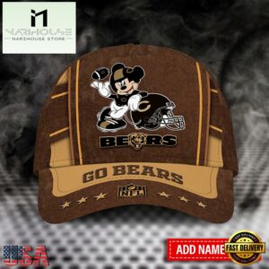 Custom Name Chicago Bears Sport NFL Classic Baseball Cap