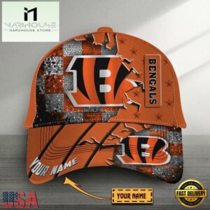 Custom Name Cincinnati Bengals Classic Baseball Cap