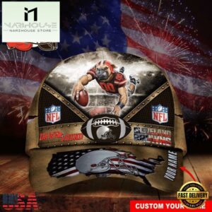 Custom Name Cleveland Browns NFL Super Bowl LIX Baseball Cap