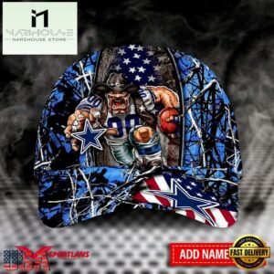 Custom Name Dallas Cowboys Mascot Nfl Sport Baseball Cap