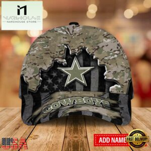 Custom Name Dallas Cowboys NFL Team Classic Baseball Cap