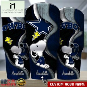 Custom Name Dallas Cowboys NFLSport Team Tumbler