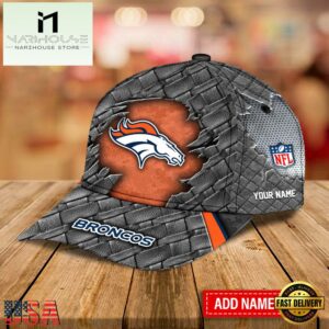 Custom Name Denver Broncos NFL Classic Baseball Cap