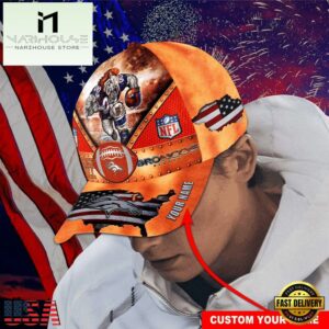 Custom Name Denver Broncos NFL Super Bowl LIX Baseball Cap