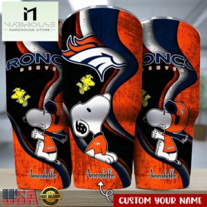 Custom Name Denver Broncos NFLSport Team Tumbler