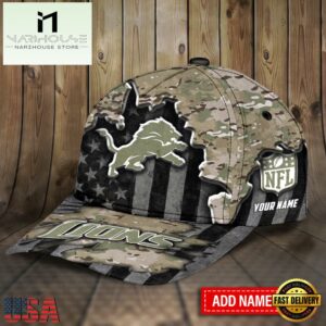 Custom Name Detroit Lions NFL Sport Classic Baseball Cap