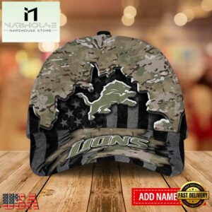 Custom Name Detroit Lions NFL Sport Classic Baseball Cap