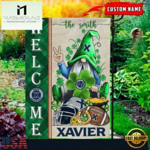 Custom Name East Carolina Pirates Happy St. Patrick's Day Shamrock House And Garden Flag