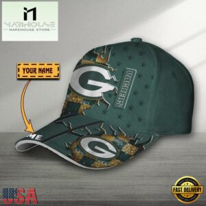 Custom Name Green Bay Packers Classic Baseball Cap