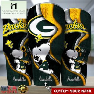 Custom Name Green Bay Packers NFLSport Team Tumbler