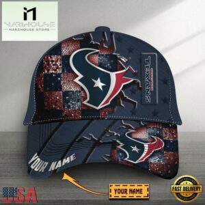Custom Name Houston Texans Classic Baseball Cap