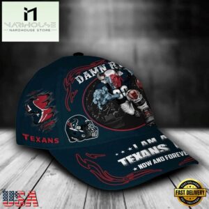 NFL Custom Name Houston Texans Mascot Damn Right Football Team New Design Cap, Baseball Caps 6 Custom Name Houston Texans NFL Mascot Damn Right Football Team Baseball Cap