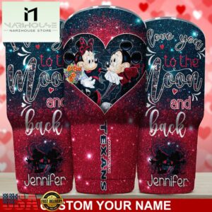 Custom Name Houston Texans NFL You Are My Sweet Valentine Day Tumbler