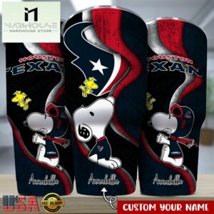 Custom Name Houston Texans NFLSport Team Tumbler