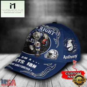 Custom Name Indianapolis Colts NFL Mascot Damn Right Football Team Baseball Cap