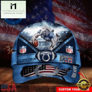 Custom Name Indianapolis Colts NFL Super Bowl LIX Baseball Cap