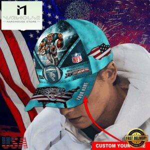 Custom Name Jacksonville Jaguars NFL Super Bowl LIX Baseball Cap