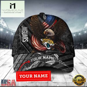 Custom Name Jacksonville Jaguars NFL Team Classic Baseball Cap