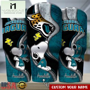 Custom Name Jacksonville Jaguars NFLSport Team Tumbler