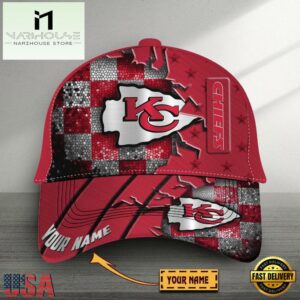 Custom Name Kansas City Chiefs Classic Baseball Cap