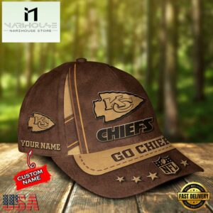 Custom Name Kansas City Chiefs Nfl Team Sport Baseball Cap