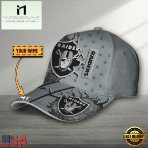 Custom Name Las Vegas Raiders Classic Baseball Cap