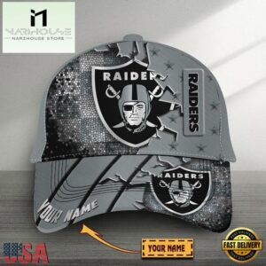 Custom Name Las Vegas Raiders Classic Baseball Cap