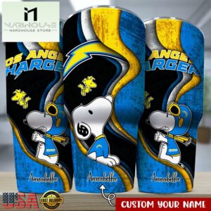 Custom Name Los Angeles Chargers NFLSport Team Tumbler
