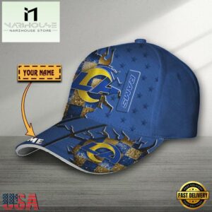 Custom Name Los Angeles Rams Classic Baseball Cap