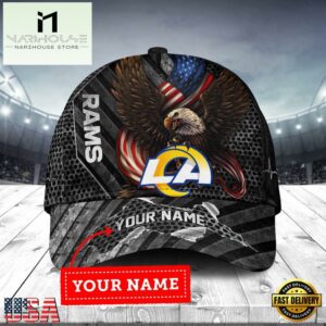 Custom Name Los Angeles Rams NFL Classic Baseball Cap