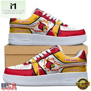 Custom Name Louisville Cardinals Air Force 1 Shoes