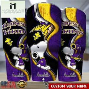 Custom Name Minnesota Vikings NFLSport Team Tumbler