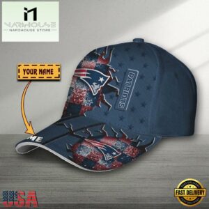 Custom Name New England Patriots Classic Baseball Cap
