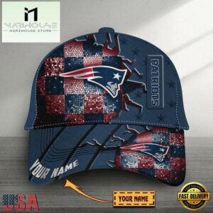 Custom Name New England Patriots Classic Baseball Cap