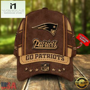 Custom Name New England Patriots Nfl Team Sport Baseball Cap