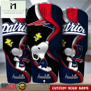 Custom Name New England Patriots NFLSport Team Tumbler