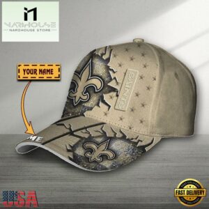 Custom Name New Orleans Saints Classic Baseball Cap